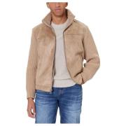 Windjack Guess LS MN SUEDE MIX RIVER JACKET M5BR79 Z5570