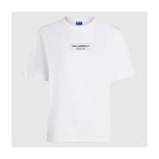 T-shirt Karl Lagerfeld KLJ REG OUTLINE LOGO TEE