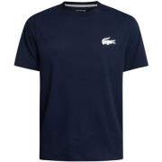 Pyjama's / nachthemden Lacoste Krokodillenprint Lounge T-shirt