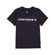 T-shirt Korte Mouw Converse Floral Logo Graphic