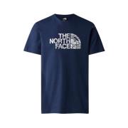 T-shirt Korte Mouw The North Face Woodcut Dome Tee Tnf