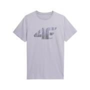 T-shirt Korte Mouw 4F SS23TTSHM309CHODNYJASNYSZARY