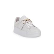 Lage Sneakers Frau Bianco Mousse
