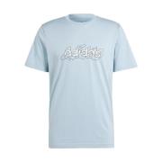 T-shirt Korte Mouw adidas Illustrated Linear Graphic