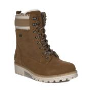 Enkellaarzen Remonte Botki Damskie Skórzane Ocieplane Combination