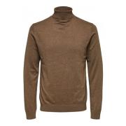 Trui Selected 16074684 BERG ROLL-TEAK MELANGE