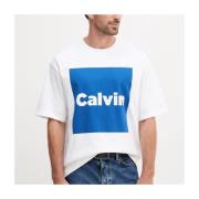 T-shirt Korte Mouw Calvin Klein Jeans CALVIN BOX GRA
