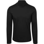 T-Shirt Lange Mouw Desoto Turtleneck Trui Zwart