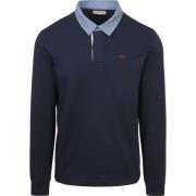 T-Shirt Lange Mouw Mcgregor Rugbyshirt Navy