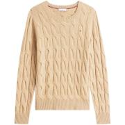Trui Tommy Hilfiger SOFT WOOL CABLE C-NK WW0WW43586