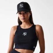 Top New-Era Wmns Mlb Midi Le Crop Tank Neyyan Blk