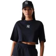T-shirt Korte Mouw New-Era Wmns Le Midi Crop Tee Neyyan Blk