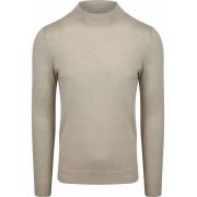 Sweater Profuomo Turtleneck Trui Merino Ecru