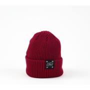 Muts Oxbow Effen geribde muts met omslag P2ALCALA