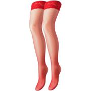 Panty’s/Kousen Trasparenze Autoreggente Microrete Ambra