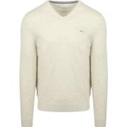 Trui Mcgregor Trui Merino Blend V-Hals Off White