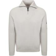 Trui Suitable Half Zip Trui Tias Cooldry Knit Greige