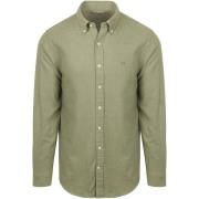 Overhemd Lange Mouw Mcgregor Overhemd Flanel Melange Sage Groen