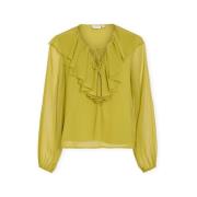 Blouse Vila Top Hela - Green Evy