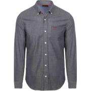 Overhemd Lange Mouw New Zealand Auckland NZA Shirt James Twill Melange...