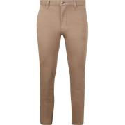 Broek Suitable Chino Philo Flex Taupe