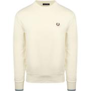 Sweater Fred Perry Sweater Logo Ecru