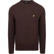 Sweater Lyle And Scott Lyle Scott Pullover Lamswol Bruin