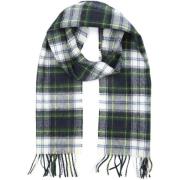 Sjaal Suitable Sjaal Ruit Merino Wol Navy Multicolour