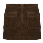Rok Tommy Hilfiger CORDUROY MINI SKIRT