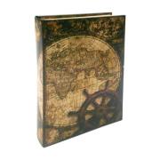 Manden en dozen Signes Grimalt Wereldkaart Boekendoos
