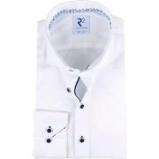 Overhemd Lange Mouw R2 Amsterdam R2 Overhemd Extra Lange Mouwen Wit