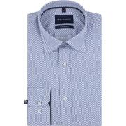 Overhemd Lange Mouw Suitable Overhemd Dotty Print Blauw
