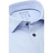 Overhemd Pure Shirt Melange Light Blue