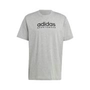 T-shirt Korte Mouw adidas T-shirt gris en coton