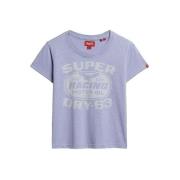 T-shirt Korte Mouw Superdry T-shirt Archive Kiss imprimé