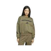 Sweater adidas Sweat Z.N.E. ample vert