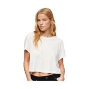 T-shirt Korte Mouw Superdry T-shirt Slouchy Cropped