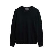 Trui Superdry Pull Mérinos Noir