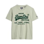 T-shirt Korte Mouw Superdry T-shirt Classic Vintage Logo Graphic décon...