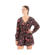 Korte Jurk Superdry Robe courte à col en V imprimé floral