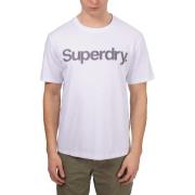 T-shirt Korte Mouw Superdry T-shirt Core Logo City blanc