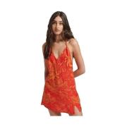 Jurk Superdry Vintage Mini Slip Halter