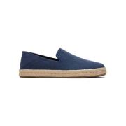 Espadrilles Toms Santiago Navy Recycled Cotton Canvas 10019868