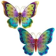 Beeldjes Signes Grimalt Vlinder Muur Ornament 2 Stuks