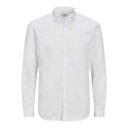 Overhemd Lange Mouw Jack &amp; Jones 12201905 CARDIFF-WHITE SLIM FIT