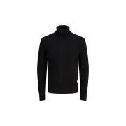 Trui Jack &amp; Jones 12242944 GRID CABLE ROLL-BLACK