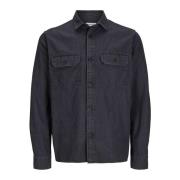 Overhemd Lange Mouw Jack &amp; Jones 12269262 TRAVIS-BLACK DENIM