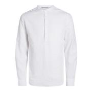 Overhemd Lange Mouw Jack &amp; Jones 12251025 MAZE-BRIGHT WHITE