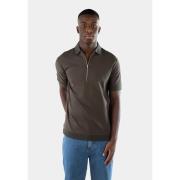 Klassieke Schoenen Ciszere 20079-027 Clay Jersey Half Zip Forest Green