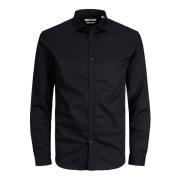 Overhemd Lange Mouw Jack &amp; Jones 12235157 CARDIFF-BLACK